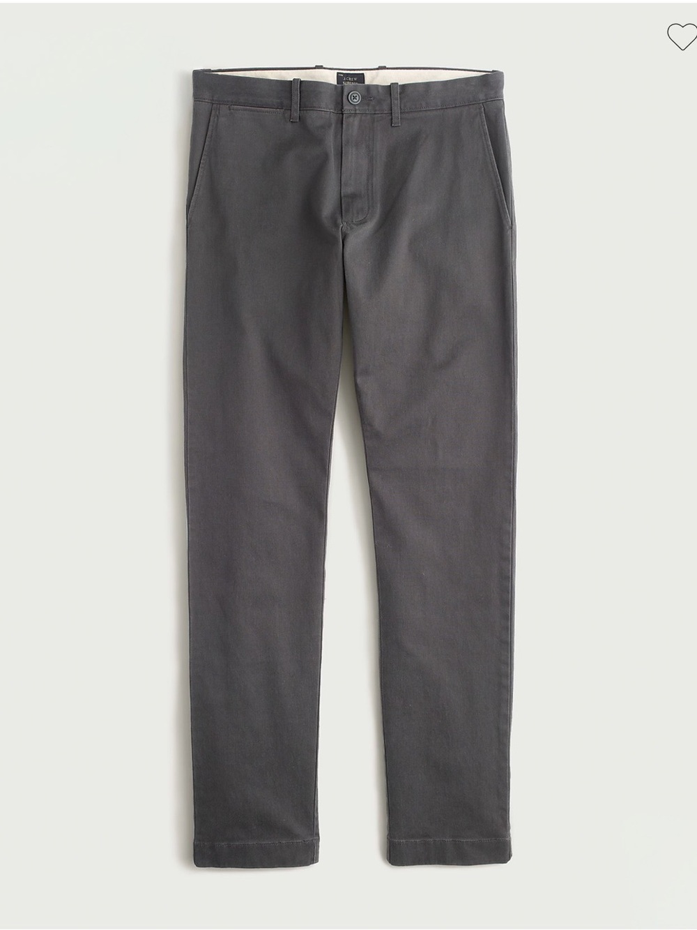 J Crew 484 Chinos - Onyx Grey - Slim